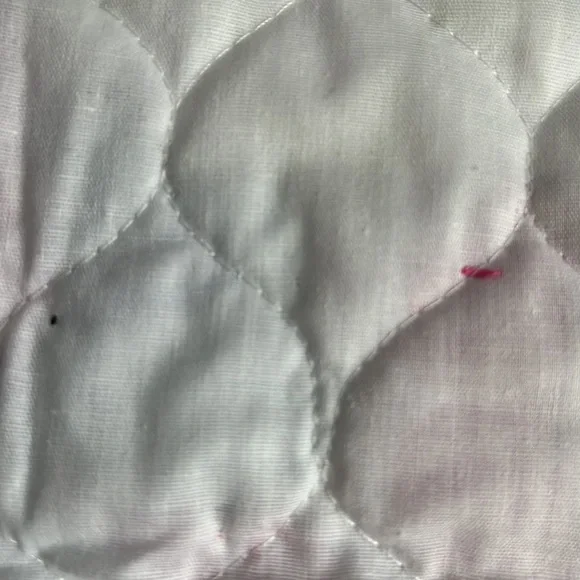 Handmade Quilted Baby Bib Cross-stitch Cat Kitten Cross Stitch - Picture 8 of 13